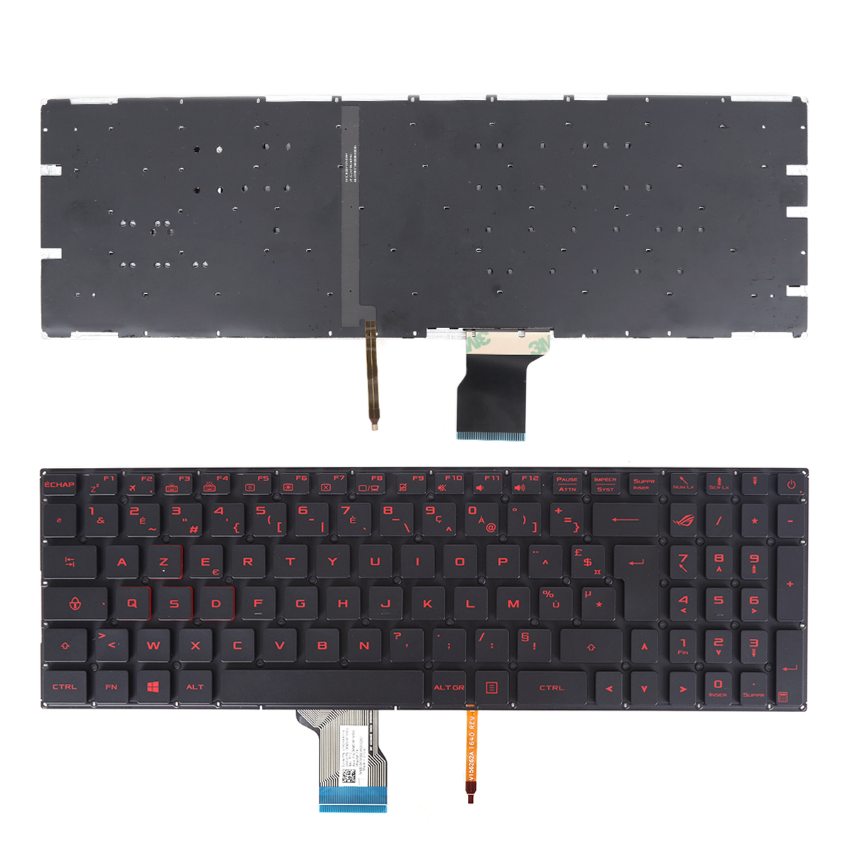 Picture of New Replacement Laptop Keyboard For Asus GL502VM GL502VS GL502VT GL502VY GL702VS GL702V BLACK( Backlit,orange Printing) WIN8   FR Layout